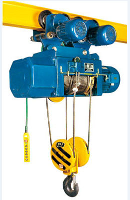 10 T Large Capacity Electric Wire Rope Hoist with 220v-440v,50HZ/60HZ Power and 6m Lifting Height