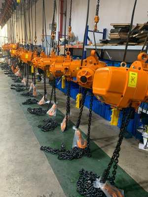 Single Phase 2 Ton Electric Chain Hoist With Trolley Wireless Remote Control