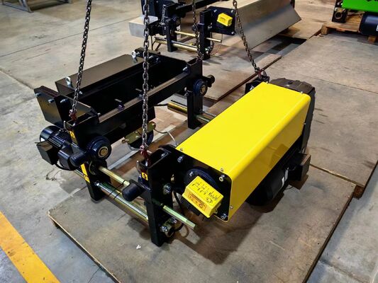 Single Girder Electric Wire Rope Hoist with Double Speed Compact Structure and Low Headroom Design