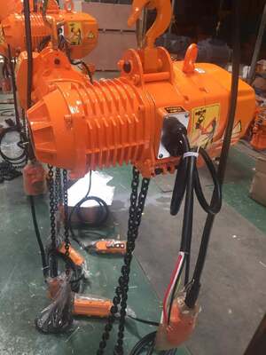 1 Ton 2 Ton 5 Ton Eletric Chain Hoist 380V 50HZ For Lifting