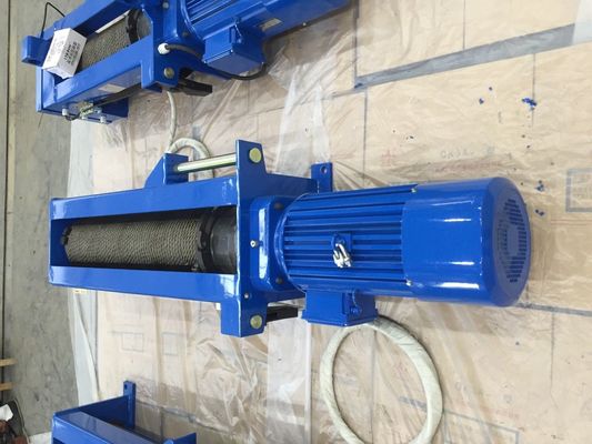 Single Girder Electric Wire Rope Hoist European design With Low - Voltage Protection